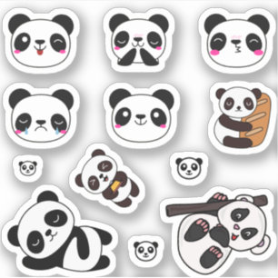 Sticker Panda Emoji Cute