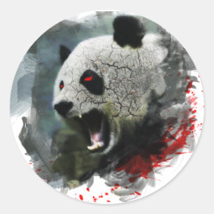 Sticker Panda en colère