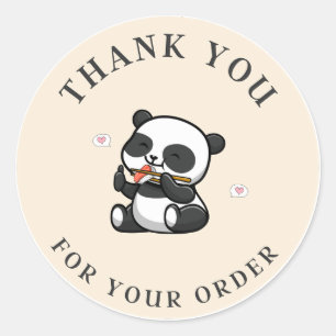 Sticker Panda Merci