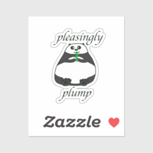 Sticker Panda Plump