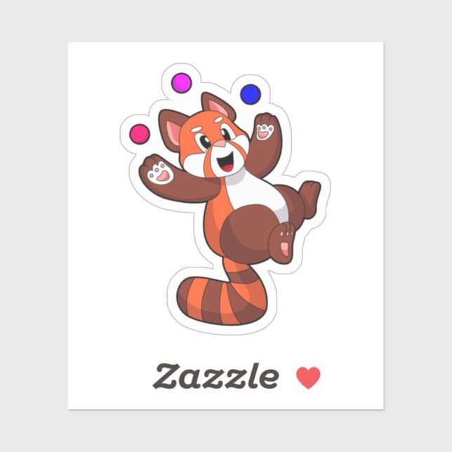 Sticker Panda rouge à Juggle Circus.PNG (Feuille)