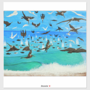 Sticker pandemonium pélican