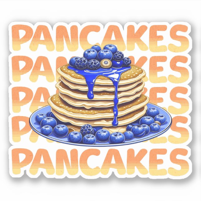 Sticker Paniers de bleuets (Devant)
