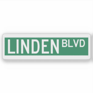 Sticker Panneau Boulevard Linden