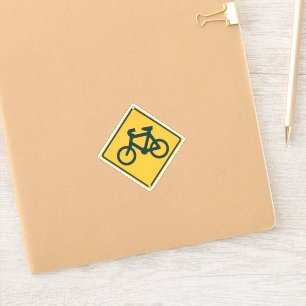 Sticker Panneau de la route à vélo