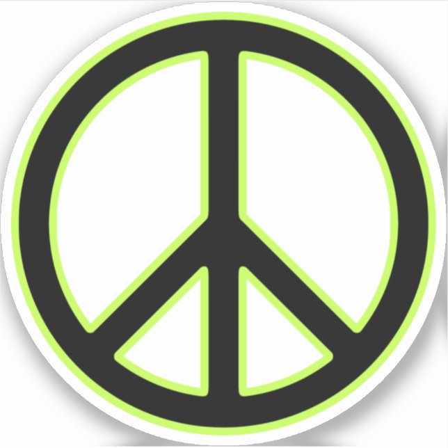 Sticker Panneau de paix (Devant)