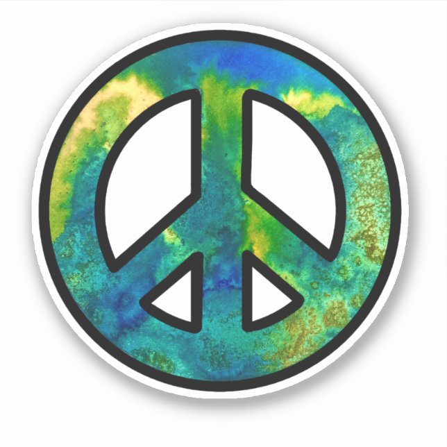 Sticker Panneau de paix Sea Green Enk (Devant)