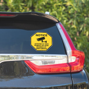 Sticker Panneau de signalisation de vidéosurveillance 