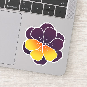 Sticker Pansy Power
