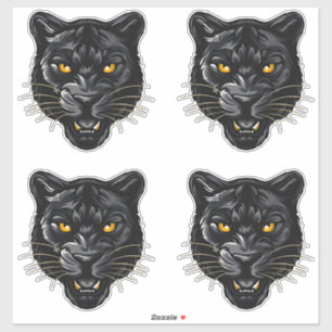 Sticker Panthère noire