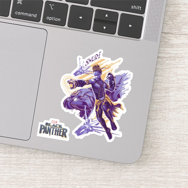 Sticker Panthère noire | Shuri Avec Des Dragonflyers (Détail)