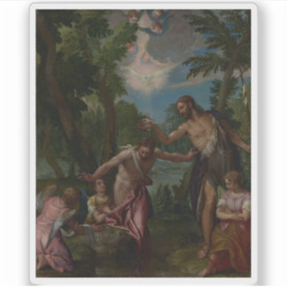 Sticker Paolo Veronese - Le Baptême du Christ