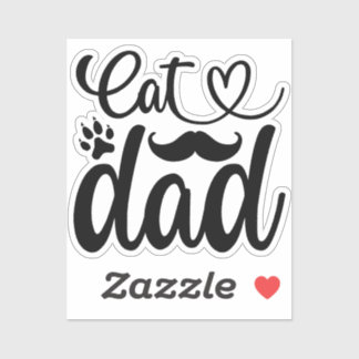 Sticker Papa de chat