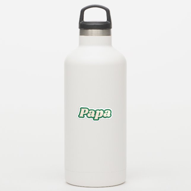 Sticker Papa | Grand-père, père (Gourde)