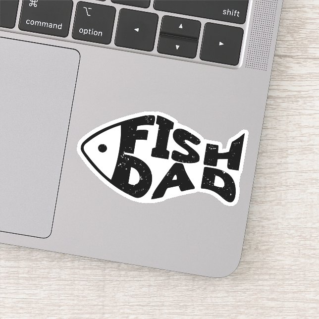 Sticker Papa Poisson (Détail)