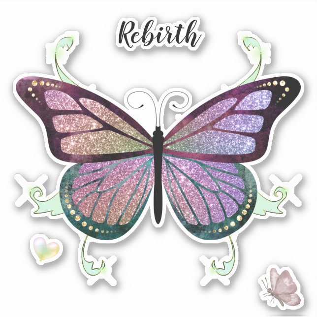 Sticker Papillon de renaissance (Devant)