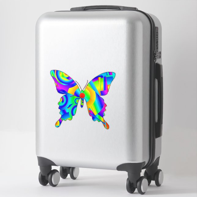 Sticker Papillon d'été (Sur valise)