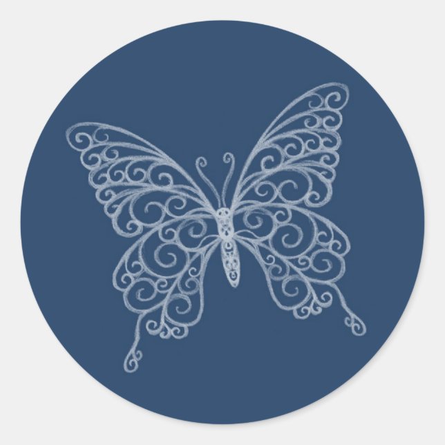 Sticker papillon Filigree (Devant)
