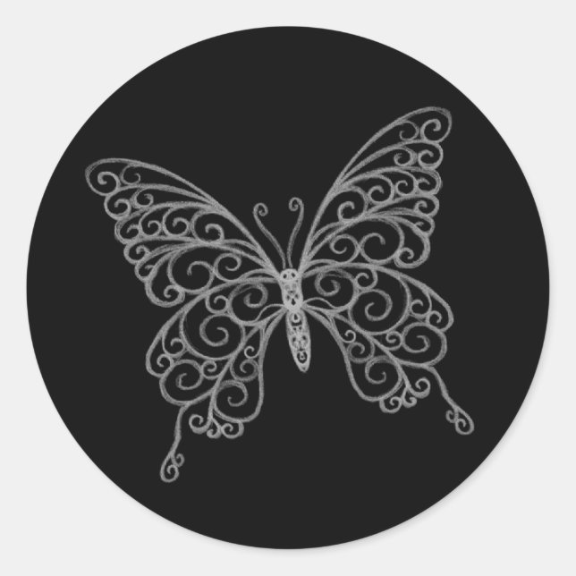 Sticker papillon Filigree (Devant)