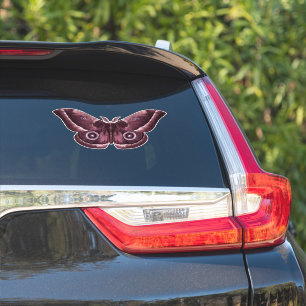 Sticker Papillon gothique mauve