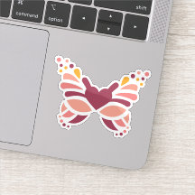 Papillon pastel boho féminin élégant