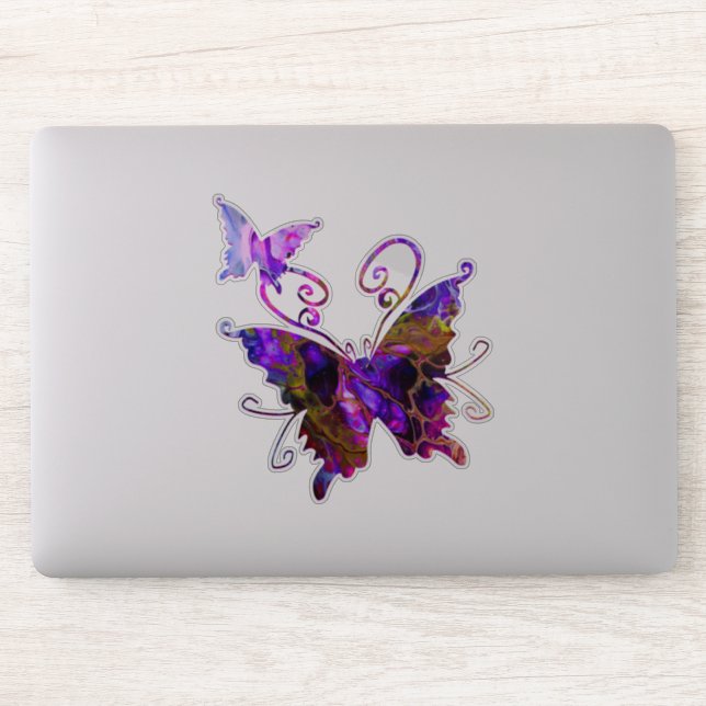 Sticker Papillons Imaginaires (Ordinateur)