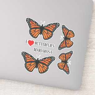 Sticker Papillons Monarque Moderne Simple Insectes Jardin