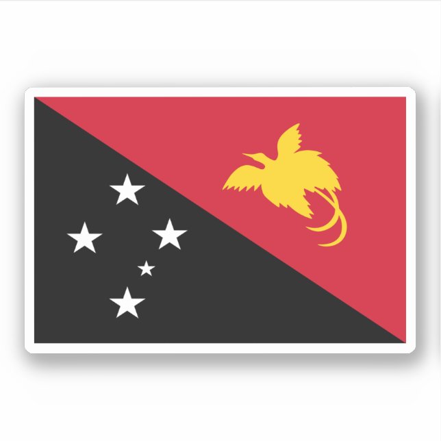Sticker Papouasie-Nouvelle-Guinée (Devant)