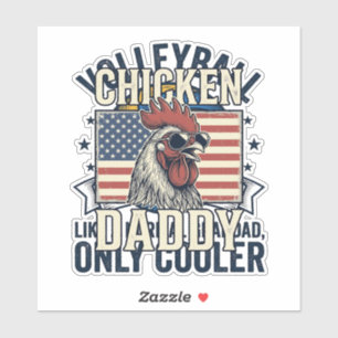 Sticker Papy volley-ball Design de t-shirt vintage drôle_1