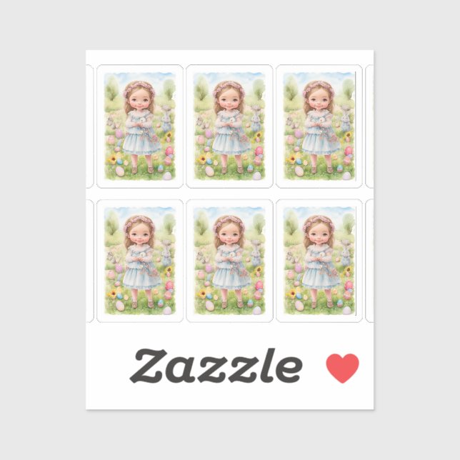 Sticker Pâques (Feuille)