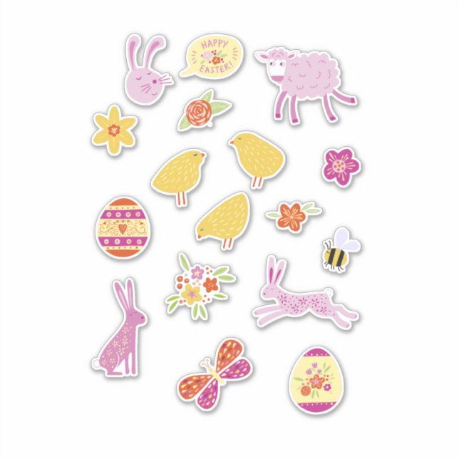 Sticker Pâques mûre (Devant)