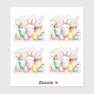 Sticker Pâques Traitements Poussins et Oeufs