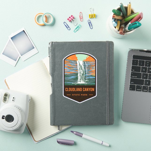 Sticker Parc d'état du Canyon Cloudland (Couverture iPad)