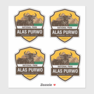 Sticker Parc national Alas Purwo Indonésie