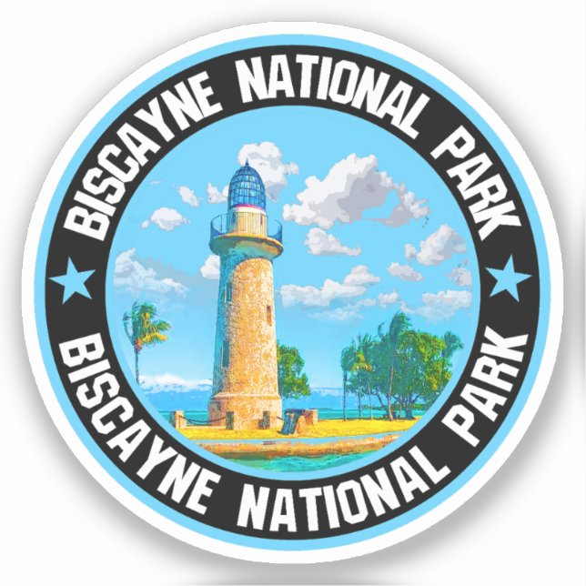 Sticker Parc national de Biscayne (Recto)