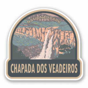 Sticker Parc national de Chapada Dos Veadeiros Brésil Voya