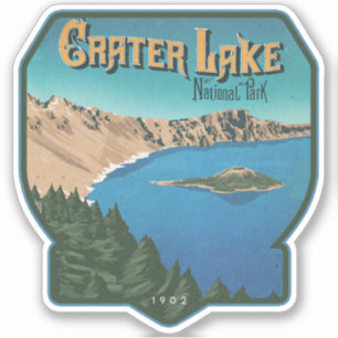 Sticker Parc national de Crater Lake