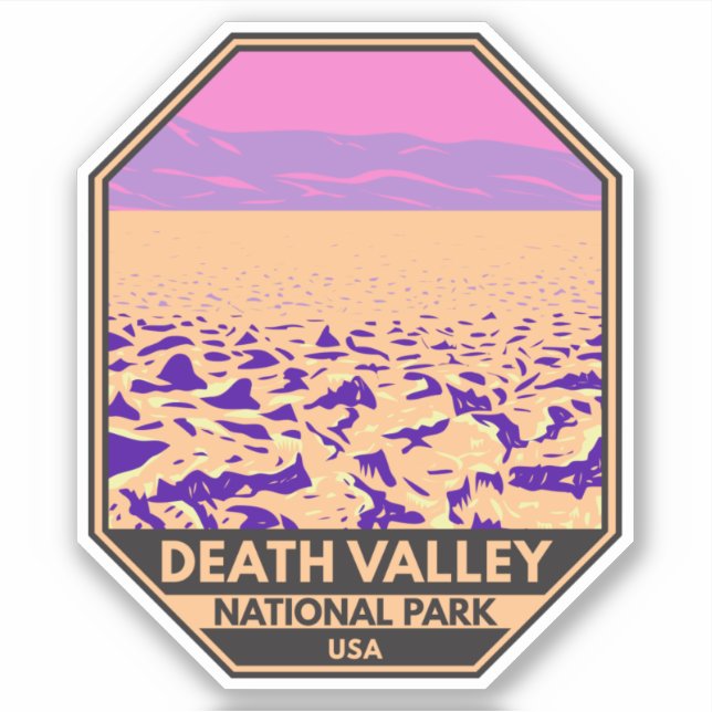 Sticker Parc national de Death Valley Golf du Devil (Devant)