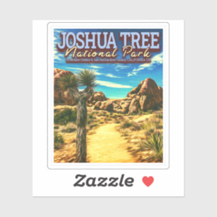 STICKER PARC NATIONAL DE JOSHUA TREE - CALIFORNIE US