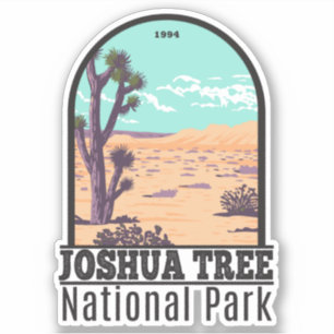 Sticker Parc national de Joshua Tree Tule Springs Vintage