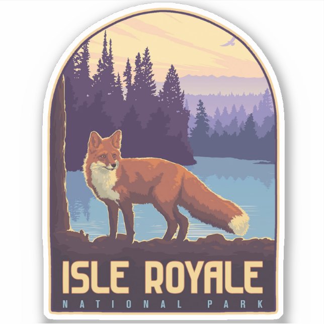 Sticker Parc national de l'Isle Royale (Devant)