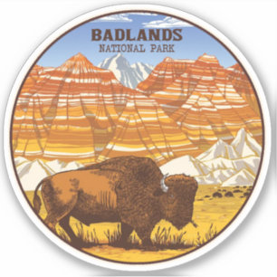Sticker Parc national des Badlands