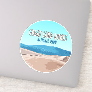 Sticker Parc National Des Dunes De Sable Great Colorado