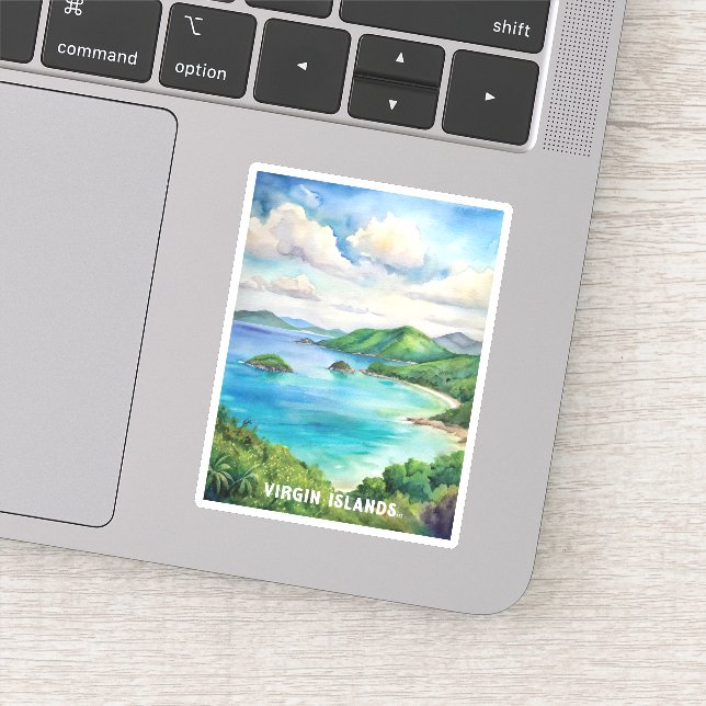 Sticker Parc national des Îles Vierges (Détail)