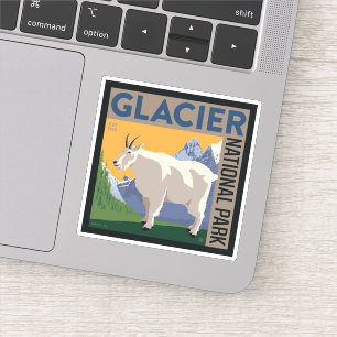 Sticker Parc national du Glacier   Chèvre