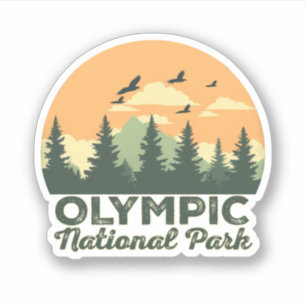 Sticker Parc national olympique de Washington cadeaux