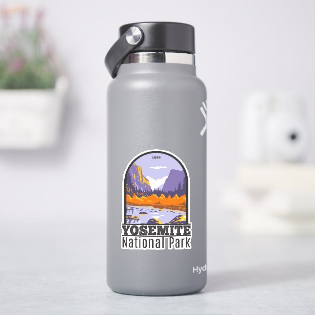 Sticker Parc National Yosemite El Capitan En Automne (HydroFlask)