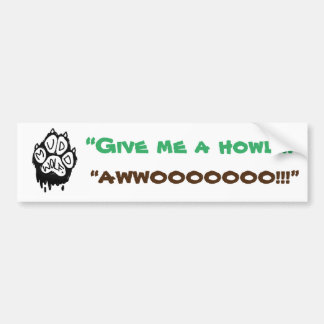 Sticker pare-chocs