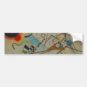 Sticker pare-chocs à peinture à l'huile Kandinsky