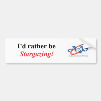 Sticker pare-chocs AAS Stargazazing